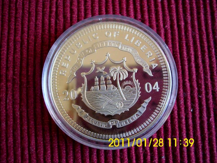 Bild 2: 20 $ Silbermünze  Liberia