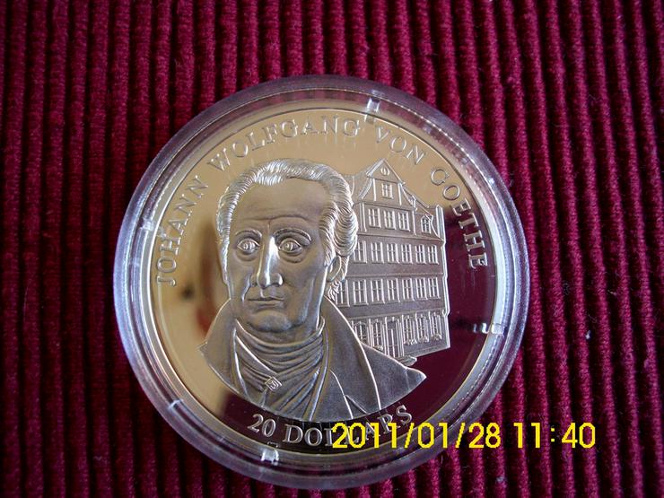 20 $ Sterlingsilber-Münze  Liberia