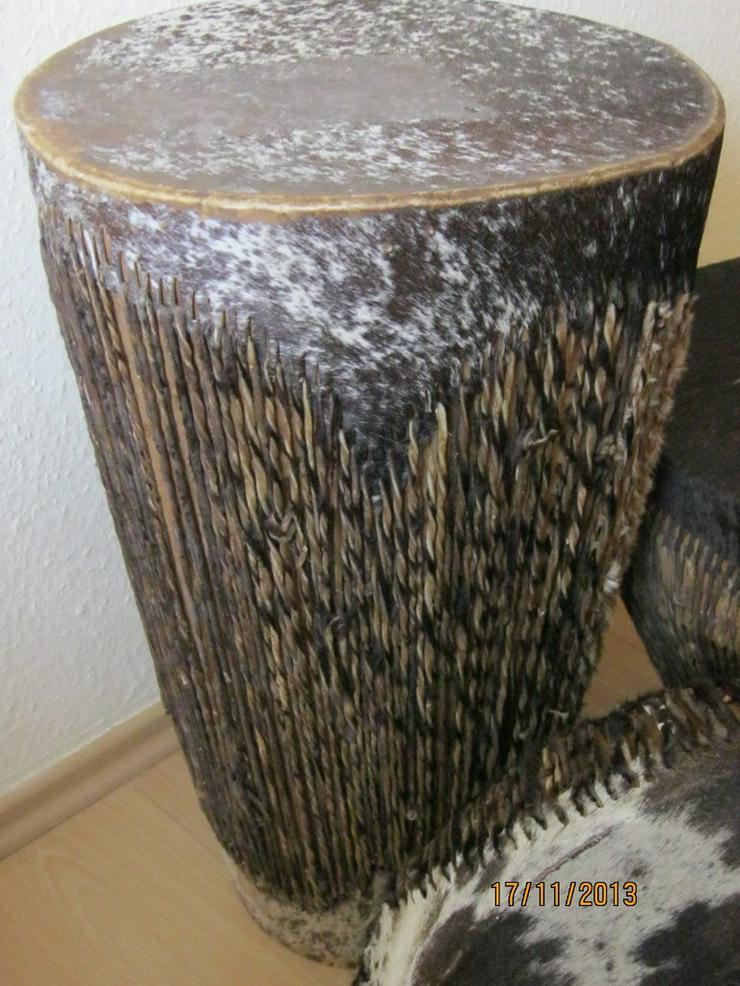 Trommel aus Afrika als Dekoration - Schlaginstrumente - Bild 5