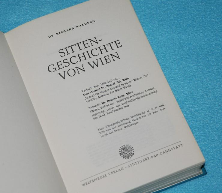 Wien - Sittengeschichte von......... - Romane, Biografien, Sagen usw. - Bild 2