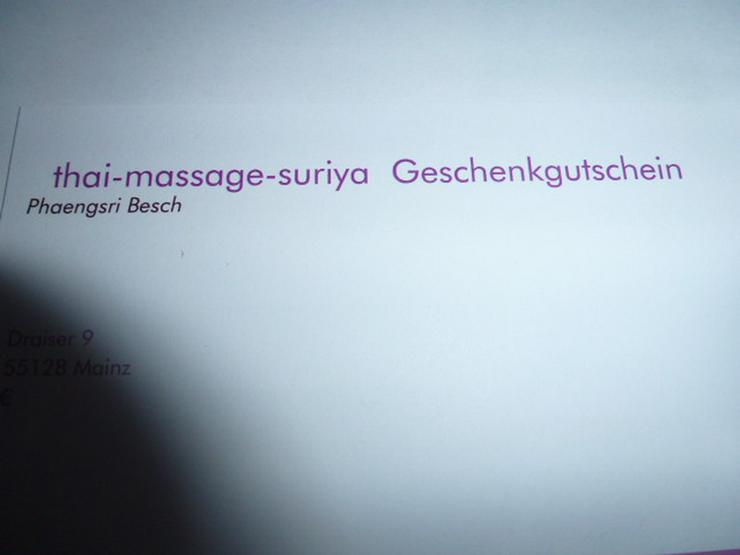 Bild 2: (169) GESCHENKGUTSCHEIN thai-massage-suriya