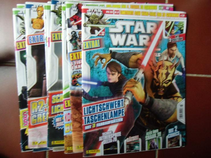 viele verschiedene Star-Wars-Artikel - Aufkleber, Schilder & Sammelbilder - Bild 8