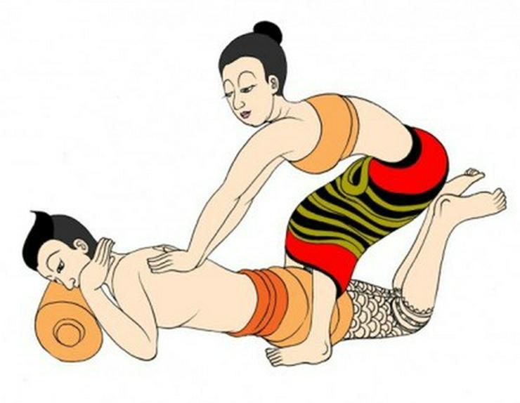 Thaimassage und Aroma-Öl-Massage