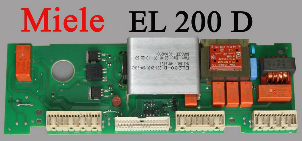 Bild 9: Steuerelektronik Miele EL200C, EL200D Miele