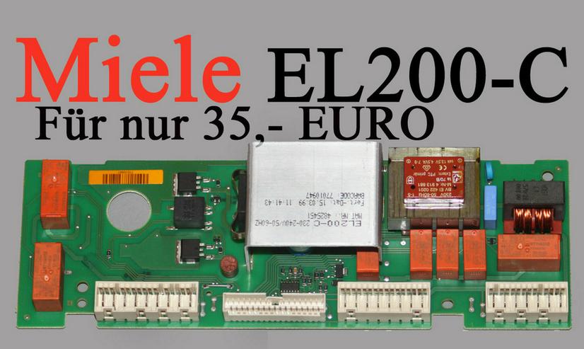 Bild 8: Steuerelektronik Miele EL200C, EL200D Miele