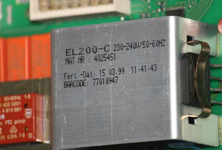Bild 3: Steuerelektronik Miele EL200C, EL200D Miele