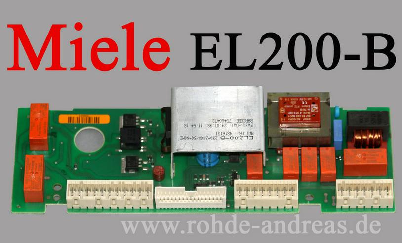 Bild 6: Steuerelektronik Miele EL200C, EL200D Miele