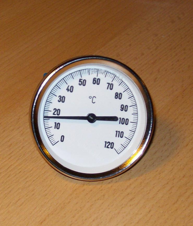 PRE Zeigerthermometer mit Tauchhülse für Puffer