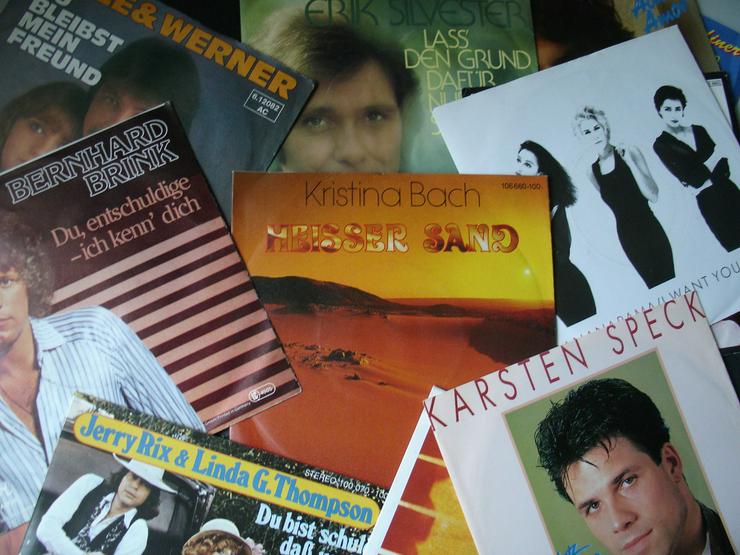 Singles-Schallplatten Paket mit 50 Scheiben - LPs & Schallplatten - Bild 3