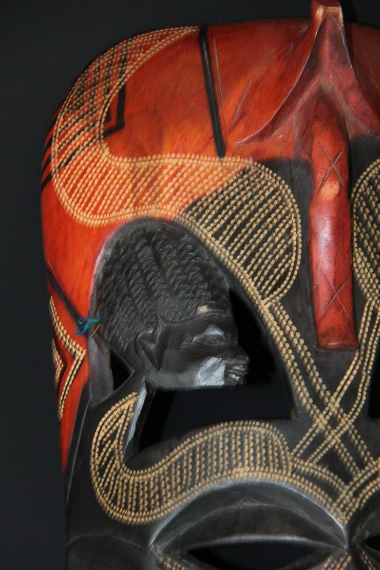 Kissing Mask I Afrikanische Massai-Maske - Figuren - Bild 8