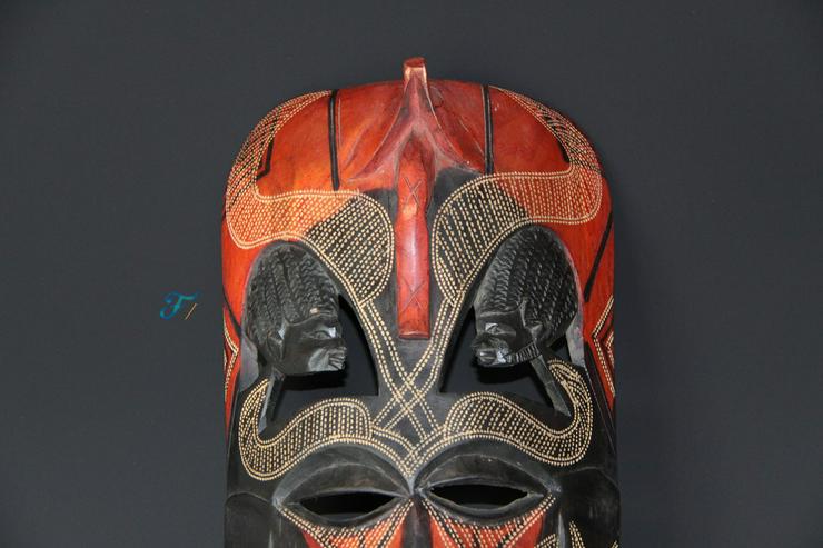 Kissing Mask I Afrikanische Massai-Maske - Figuren - Bild 6