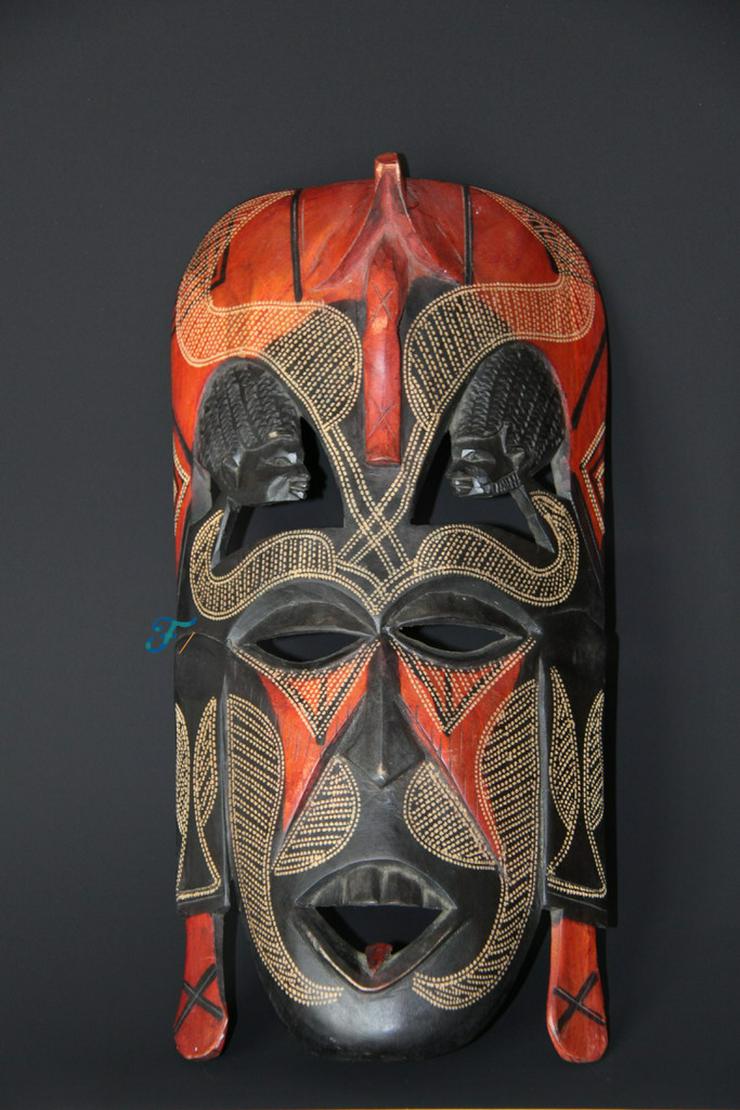 Kissing Mask I Afrikanische Massai-Maske - Figuren - Bild 7