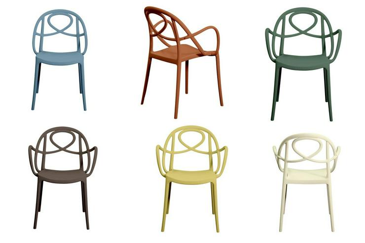 Kunststoff-Armlehnstuhl ETOILE-P - Stühle & Sitzbänke - Bild 6