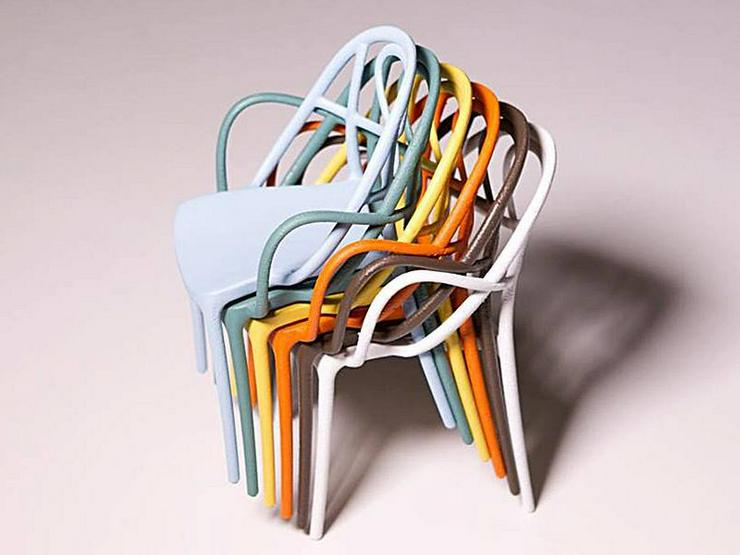 Kunststoff-Armlehnstuhl ETOILE-P - Stühle & Sitzbänke - Bild 4