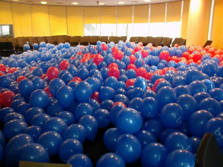 Bild 1: Luftballons helium ballongs Ballon-Dekorationen