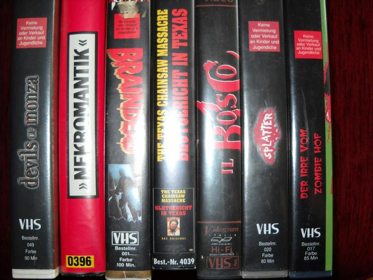 Splatter und Horrorvideos - VHS-Kassetten - Bild 3