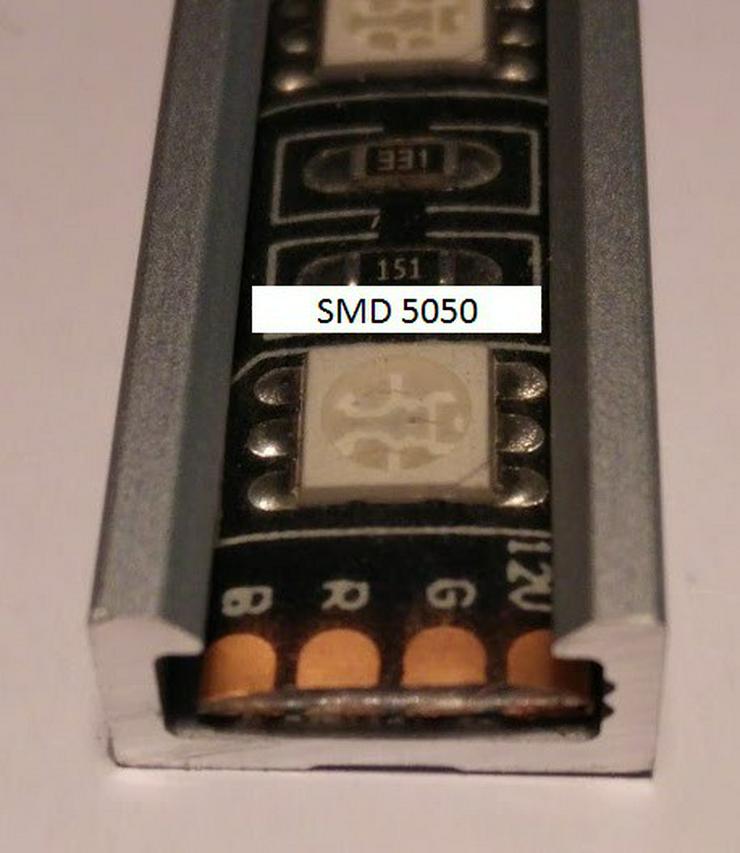 Bild 5: 1m Alu Profil LED inkl. transparente Abdeckung