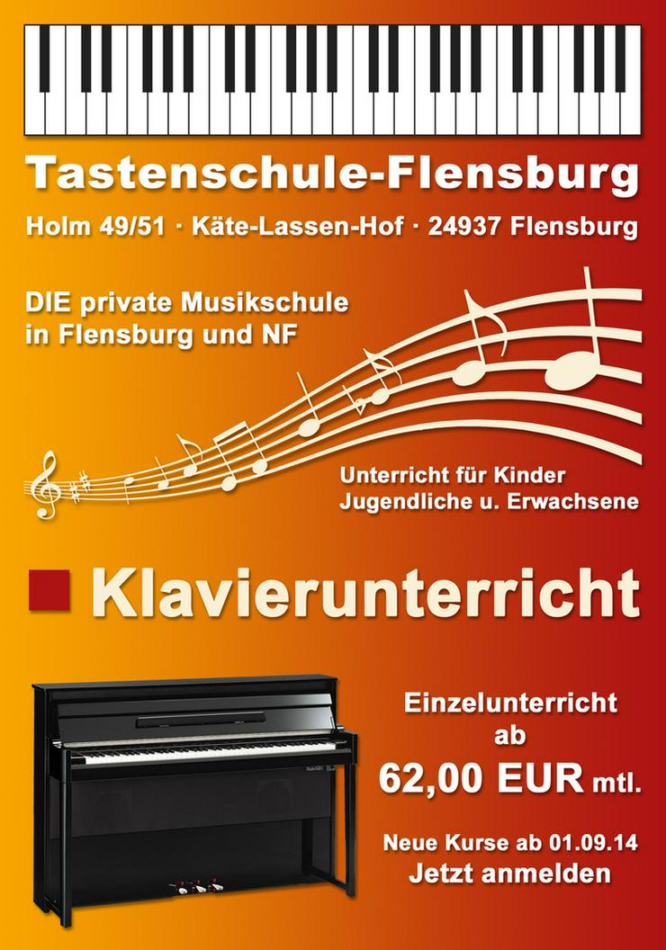 Klavierunterricht ab 63.- EUR mtl. in Flensburg