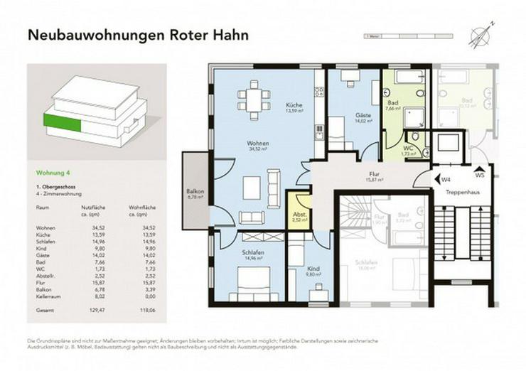Attraktive Neubauwohnung mit Süd/West-Balkon - Wohnung kaufen - Bild 3