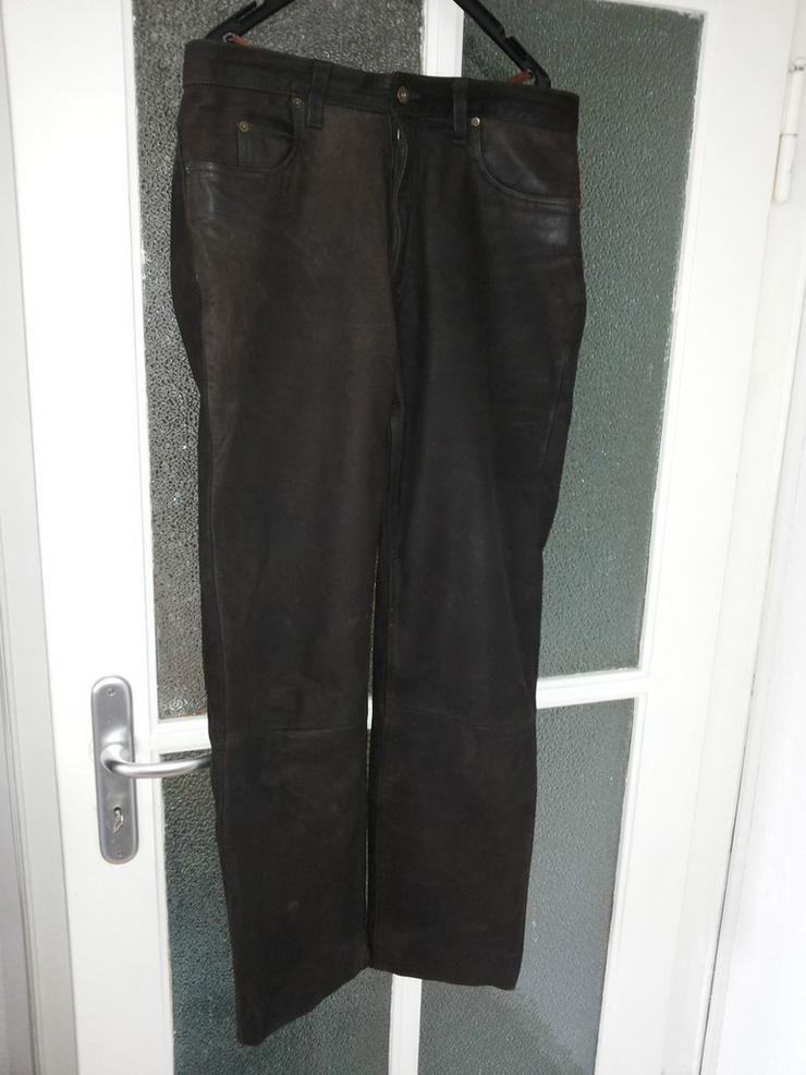 Bild 2: Herren-Rauhlederhose im Jeansschnitt