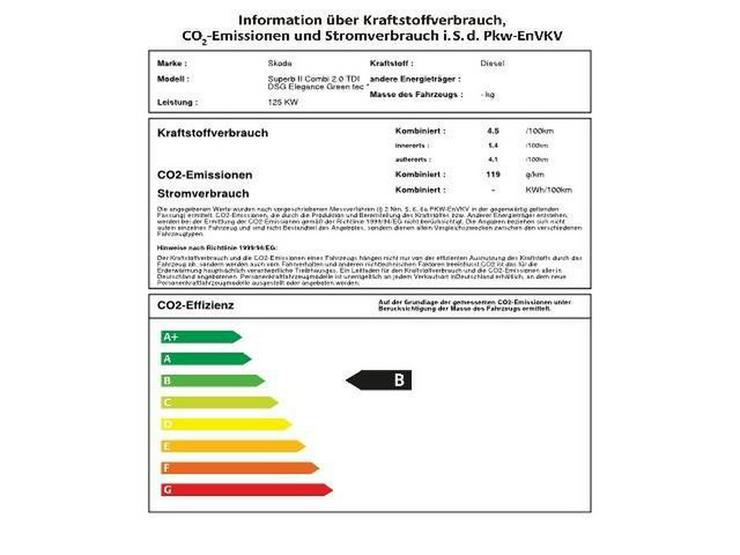 Bild 12: SKODA Superb II Combi 2.0 TDI DSG Elegance Green tec *