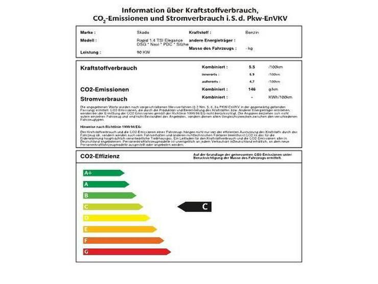 Bild 10: SKODA Rapid 1.4 TSI Elegance DSG * Navi * PDC * Sitzhe