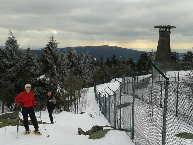 Bild 2: Schneeschuh Wanderung Seehaus Nußhardt Fichtelgebirge 03.01.25