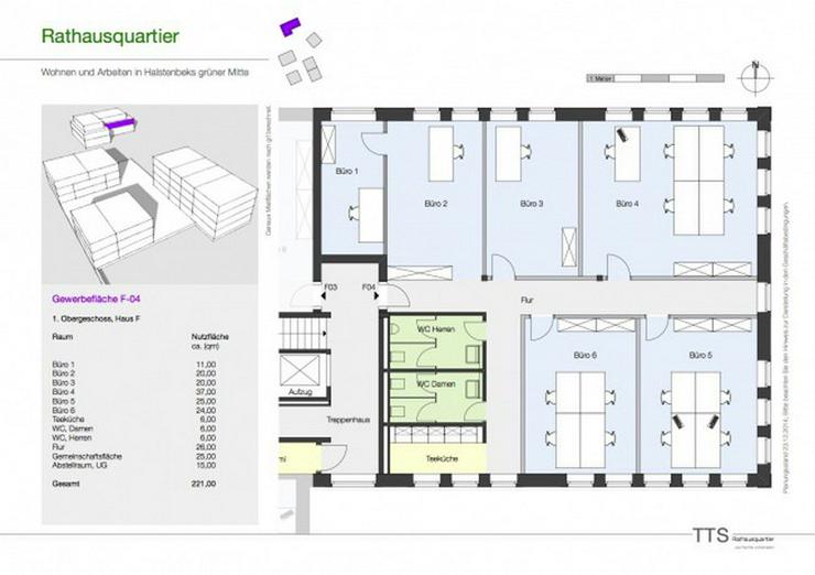 Bild 2: - NEUBAU - individuelle Geschäfts-, Büro- und Praxisflächen im Herzen Halstenbeks