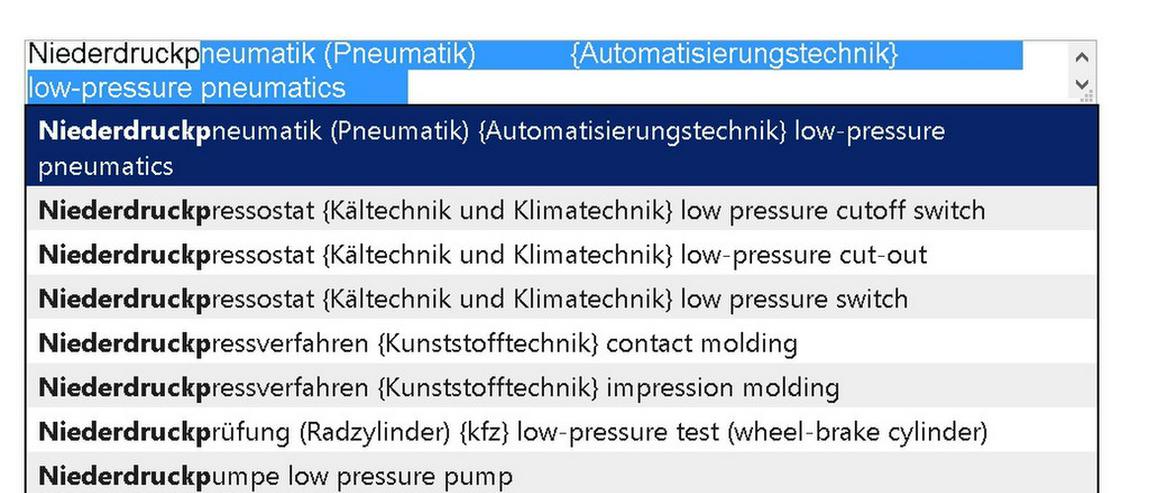 Spezielle englisch Begriffe Pneumatik Hydraulik - Wörterbücher - Bild 8