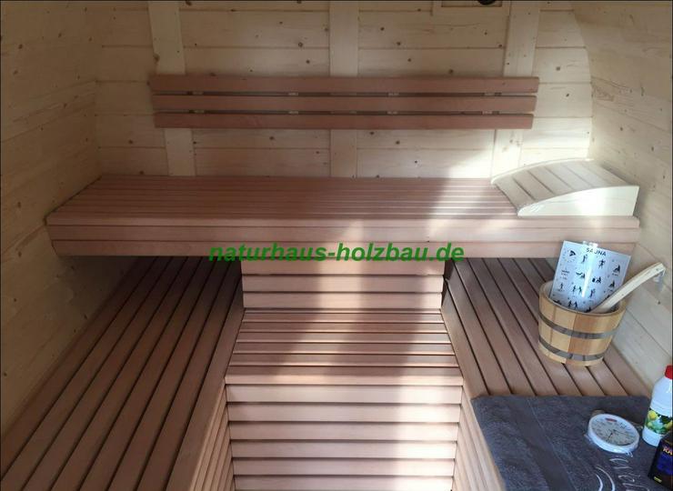 Bild 10: Gartensauna, Fasssauna, Sauna Pod, Grillkota