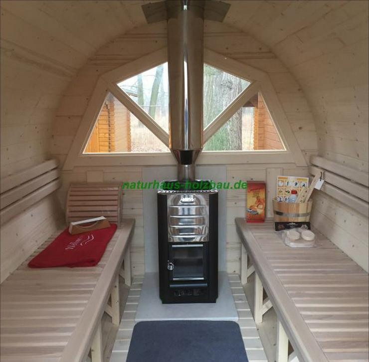 Bild 13: Gartensauna, Fasssauna, Sauna Pod, Grillkota