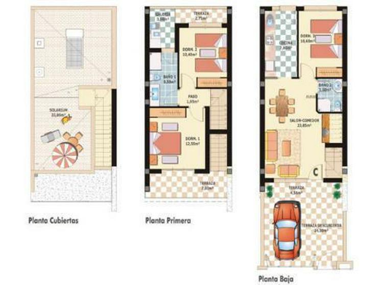 Reihenhäuser mit Gemeinschaftspool und Spa - Auslandsimmobilien - Bild 14