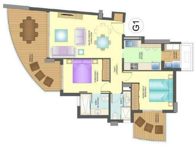 2-Schlafzimmer-Wohnungen in 1. Linie mit atemberaubendem Meerblick - Auslandsimmobilien - Bild 16