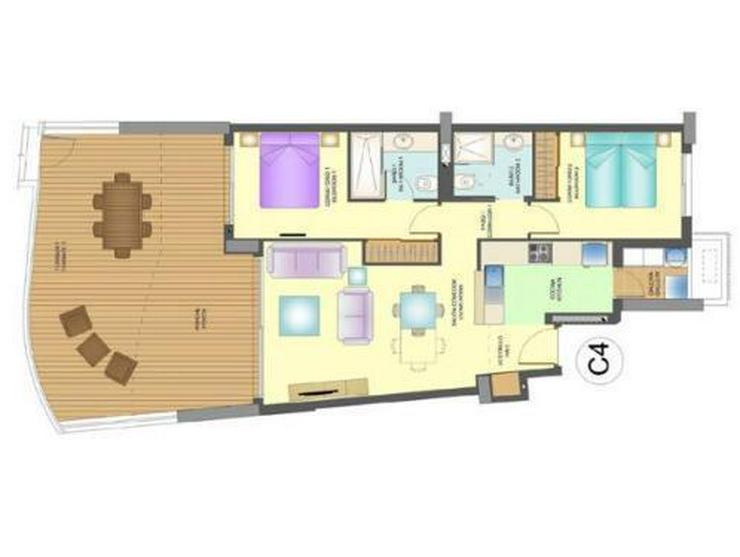 Bild 13: 2-Schlafzimmer-Wohnungen in 1. Linie mit atemberaubendem Meerblick