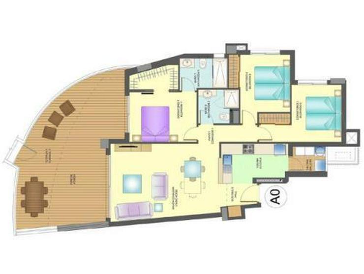 3-Schlafzimmer-Wohnungen in 1. Linie mit atemberaubendem Meerblick - Auslandsimmobilien - Bild 12