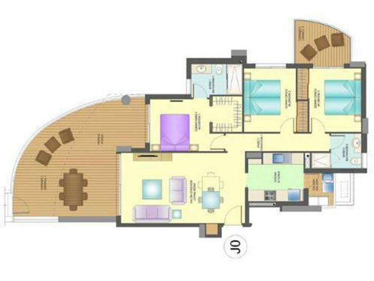 Bild 14: 3-Schlafzimmer-Wohnungen in 1. Linie mit atemberaubendem Meerblick