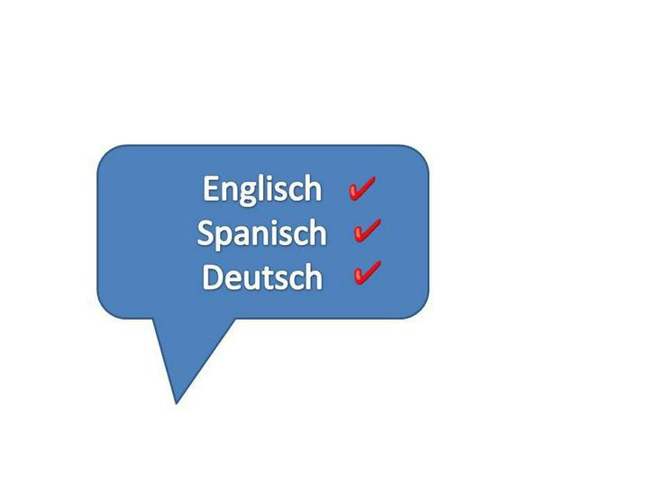 Sprachunterricht Englisch, Spanisch, Deutsch - Sprachkurse - Bild 2