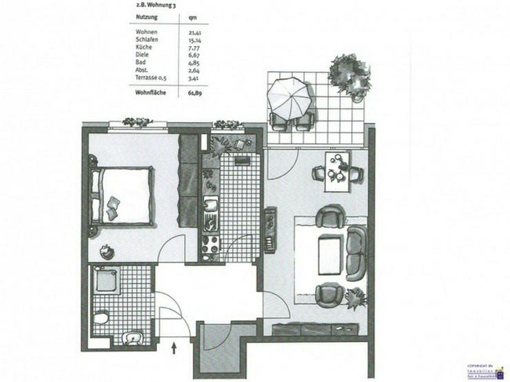 *SORGENFREI IM ALTER- barrierefrei mit Sonnenbalkon, Parkettboden + Betreuung! Zentral in ... - Wohnung mieten - Bild 17