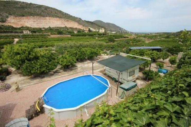 Bild 2: Neuwertige Landhaus-Villa mit Pool in idyllischer Alleinlage zwischen Orangenplantagen
