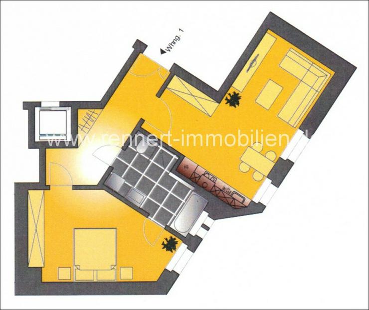 +++ Zweitbezug: Moderne 2-Raumwohnung in Zentrumsnähe +++ - Wohnung mieten - Bild 1