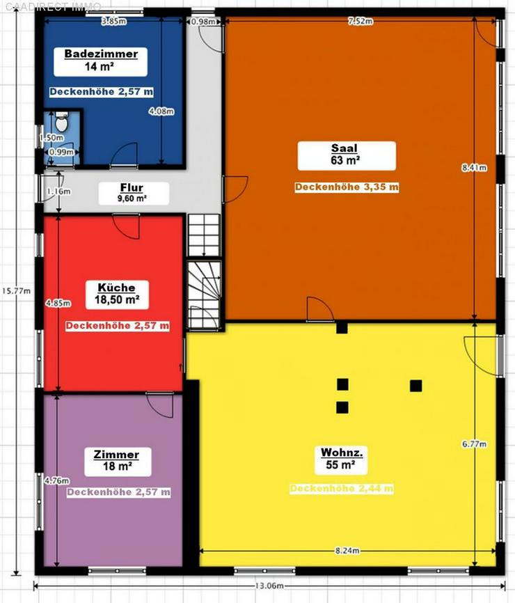 Bauernhaus im Dorfkern mit Nebengebäude u. Umschwung im Elsass - 18 km v/Basel 20 km v/We... - Haus kaufen - Bild 7