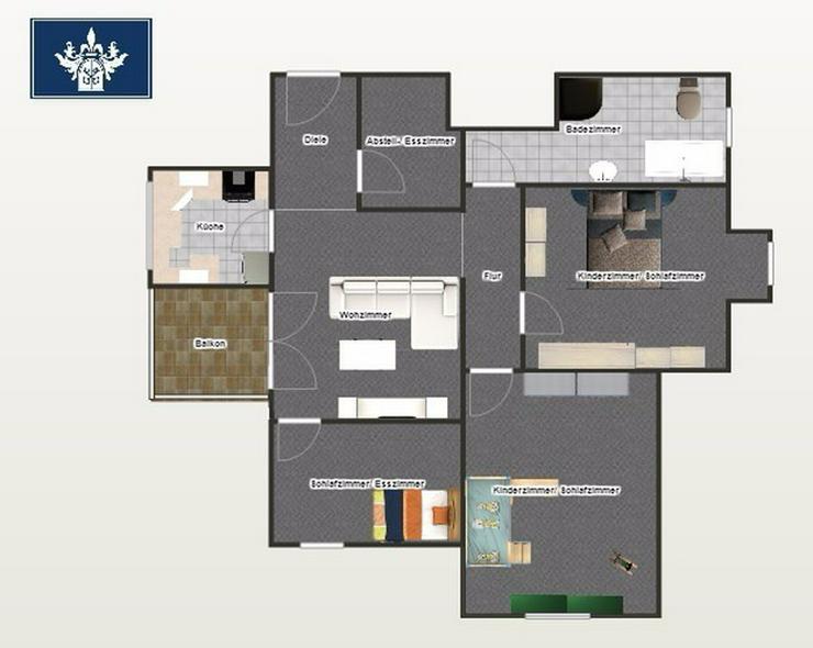 Bild 17: Die eigenen 4 Wände!!! 4-Zimmer Wohnung, 114m² mit großem Balkon und Einbauküche inkl.
