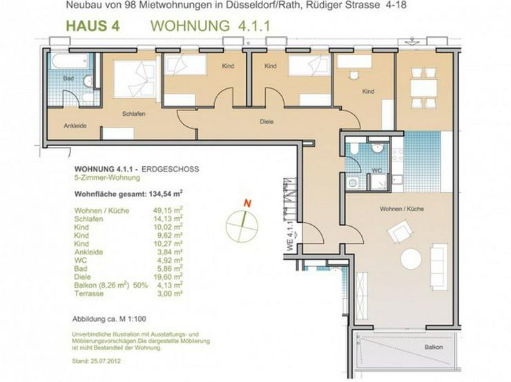 *KINDERLACHEN INKLUSIVE-Neubau mit gr. Garten, 2 Bädern, geh. Lage direkt am Aaper Wald, ... - Wohnung mieten - Bild 15