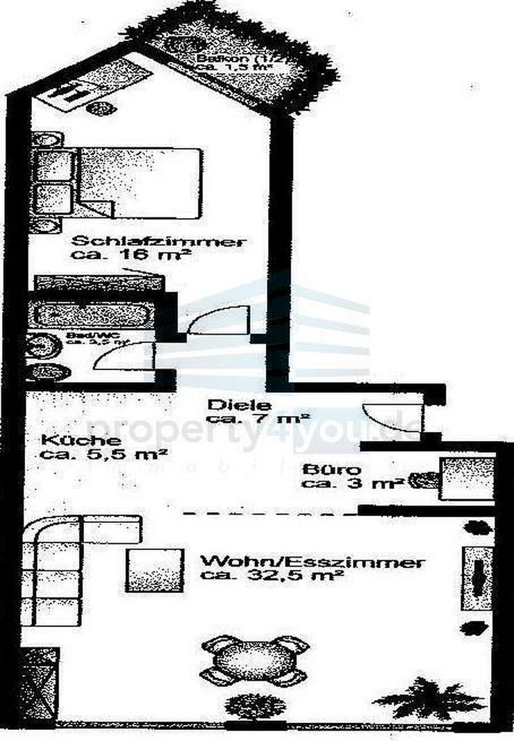 Bild 10: 70m Â² attraktiv möblierte, neuwertige 2 Zimmer-Wohnung im Zentrum von München