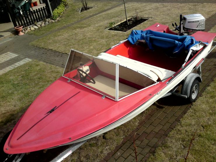 Bild 2: Motorboot Boss 400x150cm Sportboot Angelboot