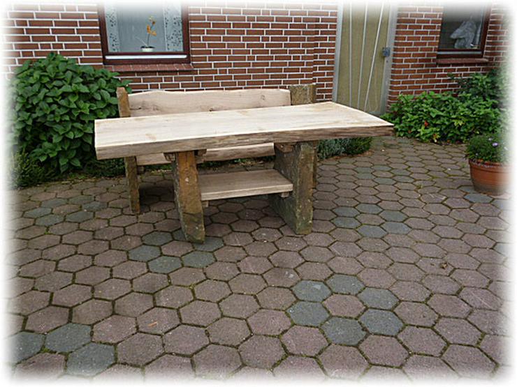 Bild 2: Holzmöbel. Gartenmöbel aus Eiche.Sitzgruppe.