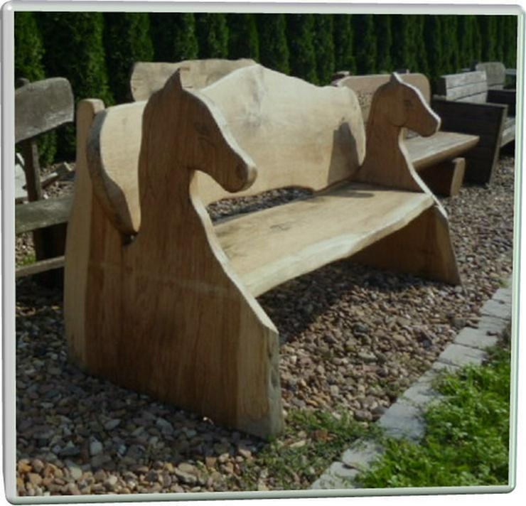 Bild 8: Holzmöbel. Gartenmöbel aus Eiche.Sitzgruppe.