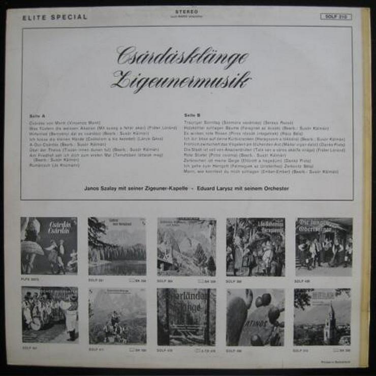 Csardasklänge - Zigeunermusik - LP, Vinyl - - LPs & Schallplatten - Bild 2