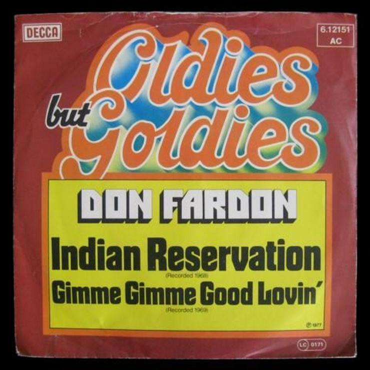 Bild 1: Don Fardon - Indian Reservation- Single, Vinyl
