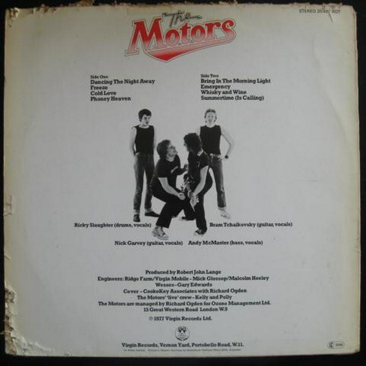 Bild 2: The Motors - Motors 1 - LP, Vinyl -